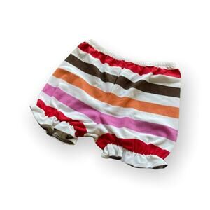 Chez Ami Patsy Aiken Girls Bloomers Size 2 Multi Stripe Print Knit NEW